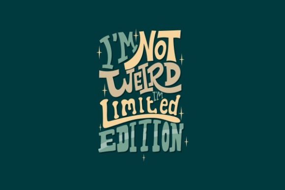 I m Not Weird, I m Limited Edition Embroidery Review